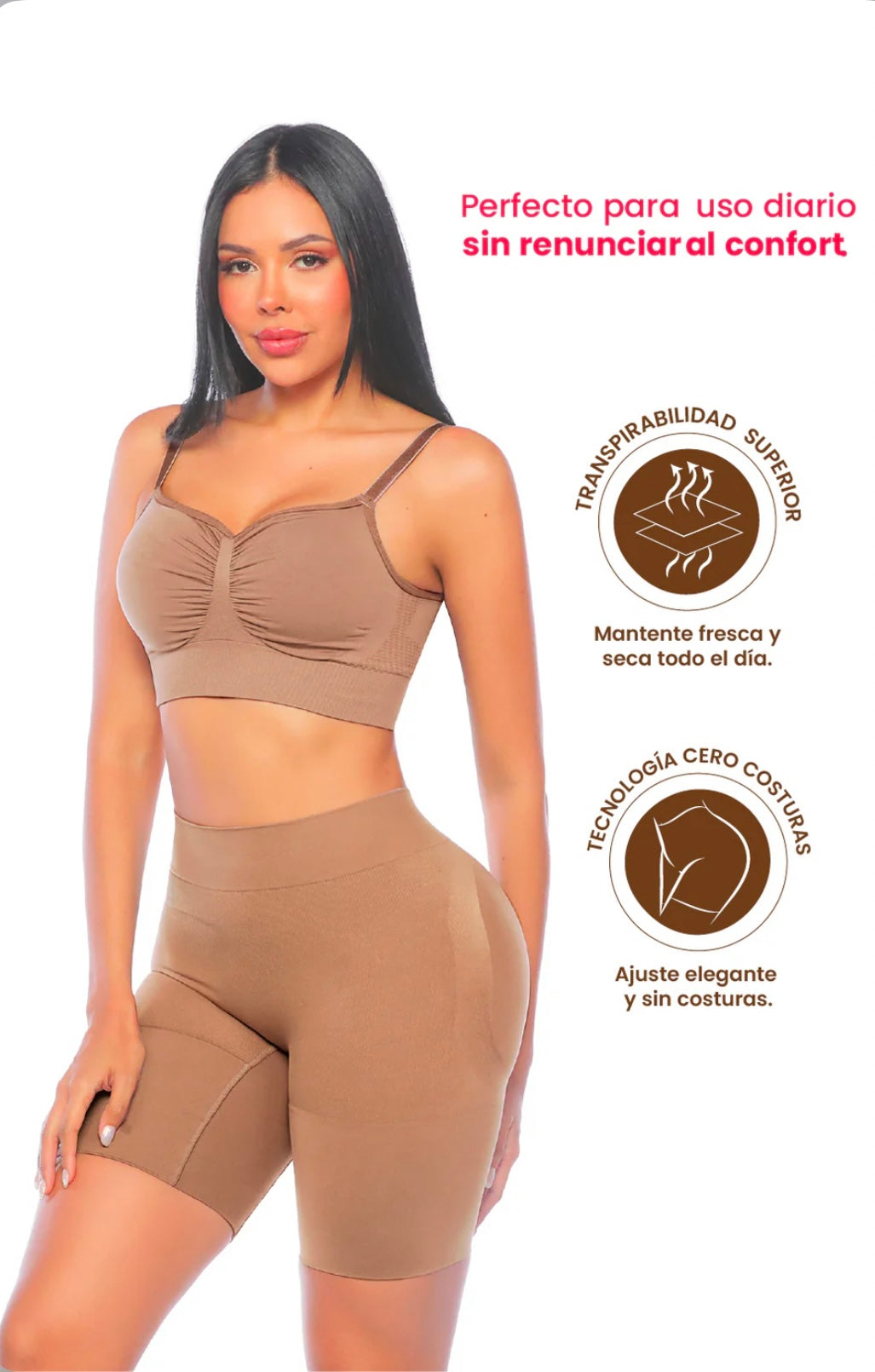 SHORT MOLDEADOR SEAMFREE PARA USAR BAJO TODO - INVISIBLE SMI04052