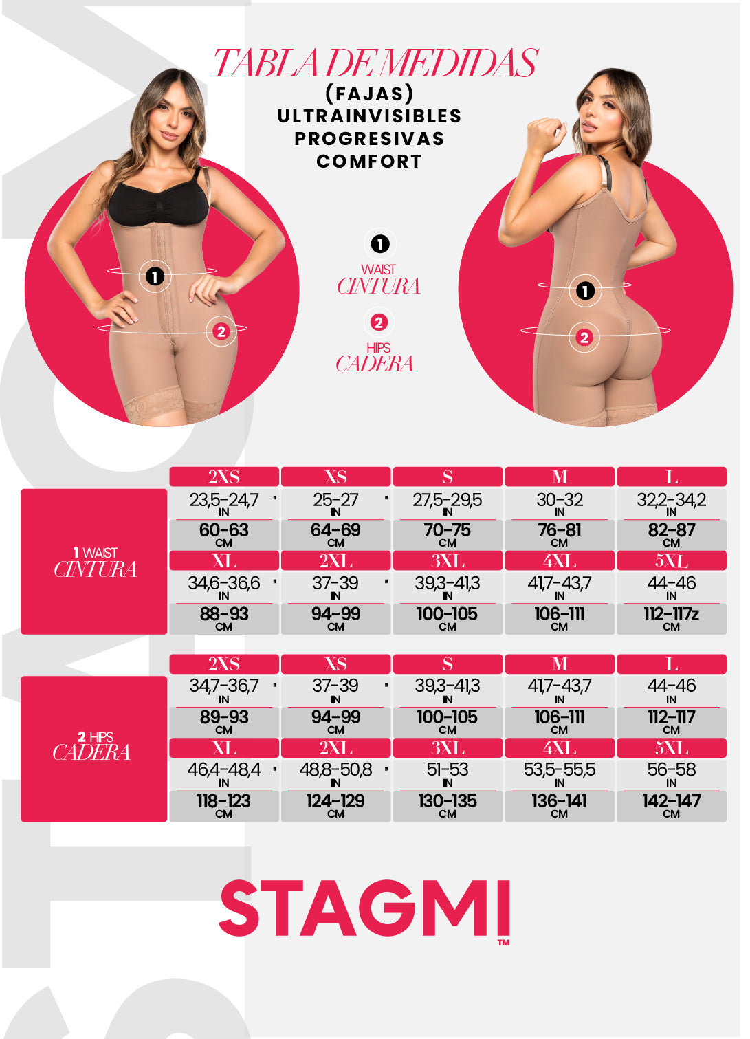 - Faja SECRETO SMI7108 lifting extra invisible
- Vista trasera faja ultrainvisible control
- Faja talle alto short con encaje natural