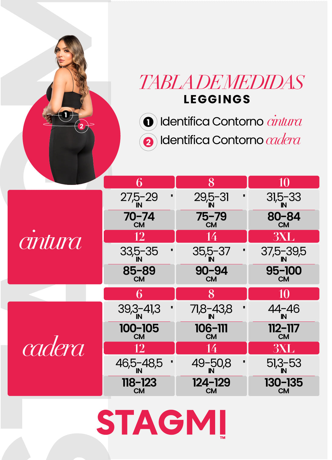 - Legging SMI0092 negro con faja interna y bota campana
- Vista posterior con pretina en forma de corazón
- Legging moldeador de tiro alto con efecto lifting invisible