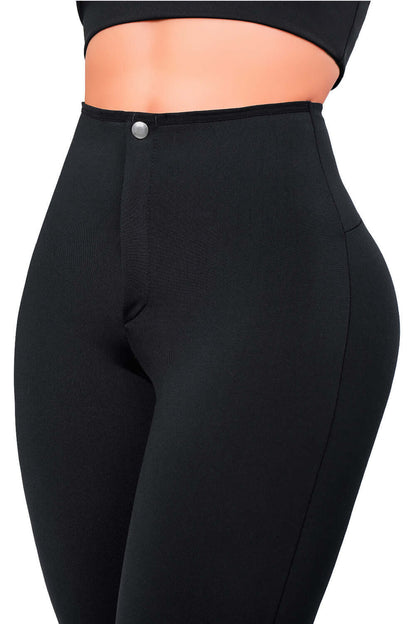 Legging Moldeador Bota Ancha SMI1393 Glam Fit – Faja Interna y Pretina Corazón