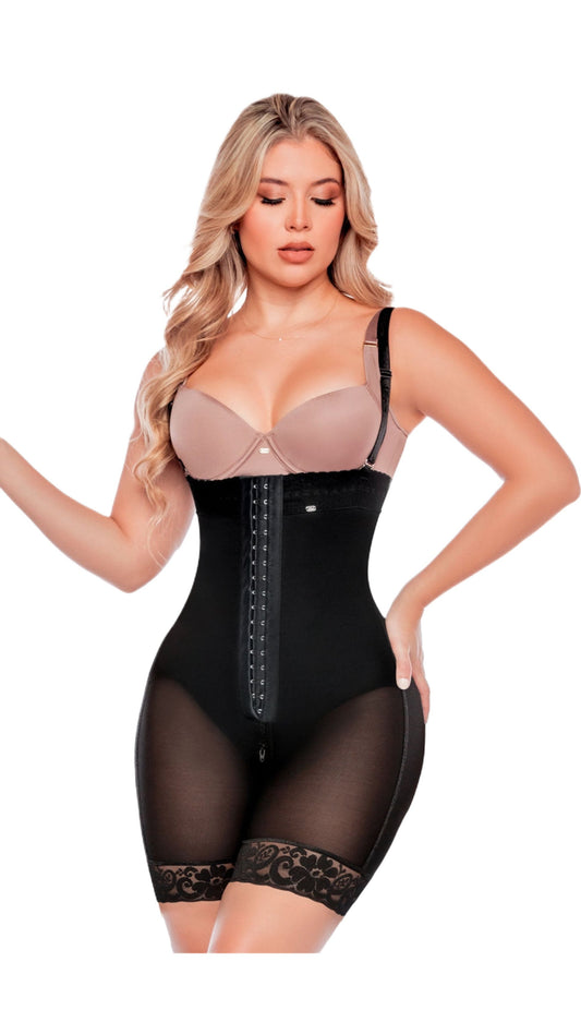 7127 'LA ESPECTACULAR' STRAPLESS FIRM COMPRESSION - 3 LINES OF ADJUSTABLE HOOKS