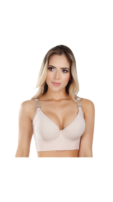 8532 EXTRA FIRM - HIGH COMPRESSION - FULL CUP PUSH UP BRA