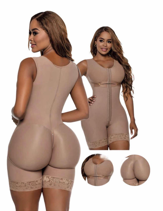 7121 LA AFORTUNADA SHAPEWEAR WITH BRA AND 3 LINES OF HOOKS
