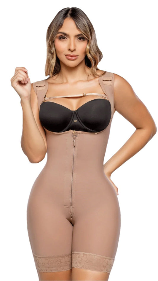 7090 FIRM COMPRESSION - NATURAL BUTT LIFTING - WIDE STRAPS