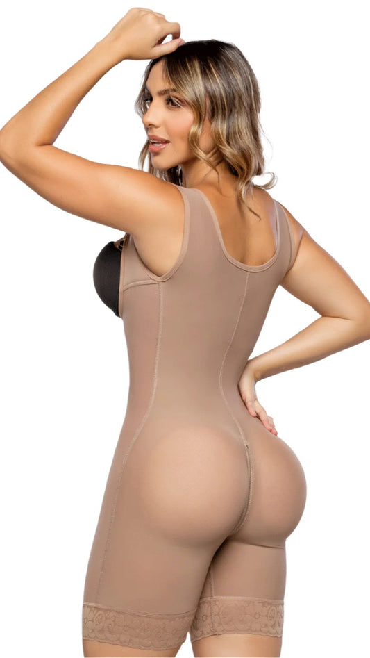 7090 FIRM COMPRESSION - NATURAL BUTT LIFTING - WIDE STRAPS