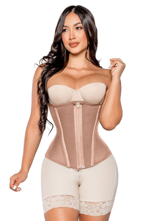 2025 HOURGLASS WAIST TRAINER HOOKS AND FRONT ZIPPER