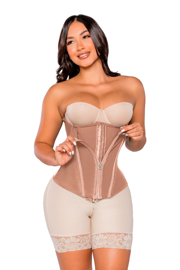 2025 HOURGLASS WAIST TRAINER HOOKS AND FRONT ZIPPER