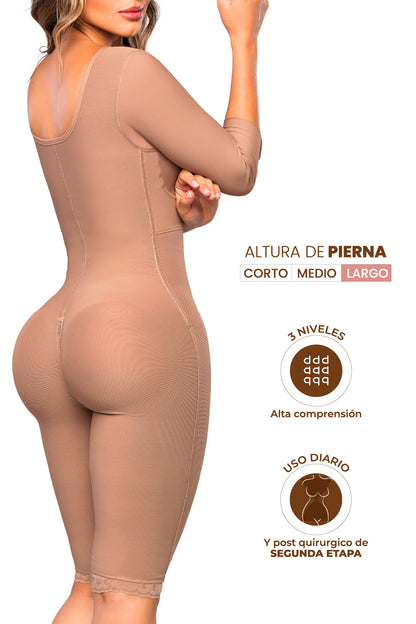 FAJA ULTRA INVISIBLE DE ALTA COMPRESIÓN CON BRASIER INTEGRADO - SMI7162 SUBLIME