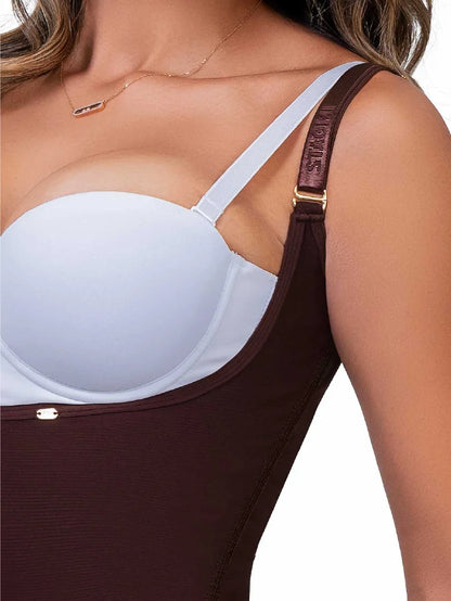 Faja Reductora con Efecto Tapa rollitos SMI7086 brown