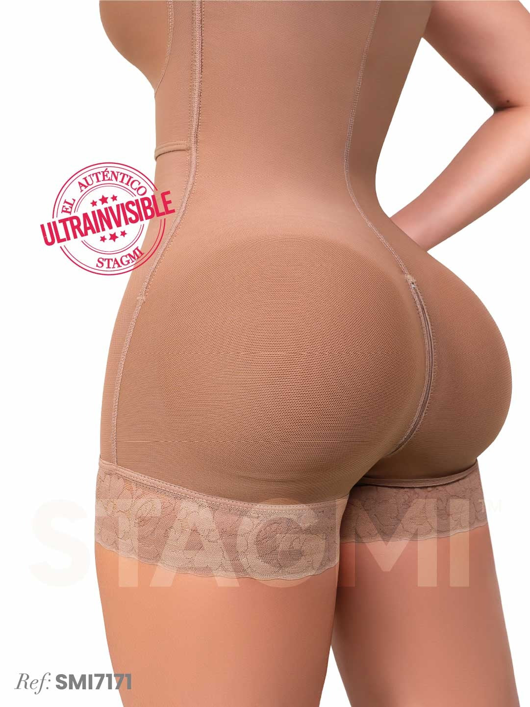 Faja Corta UltraInvisible con Brasier SMI7171 – Triple Realce