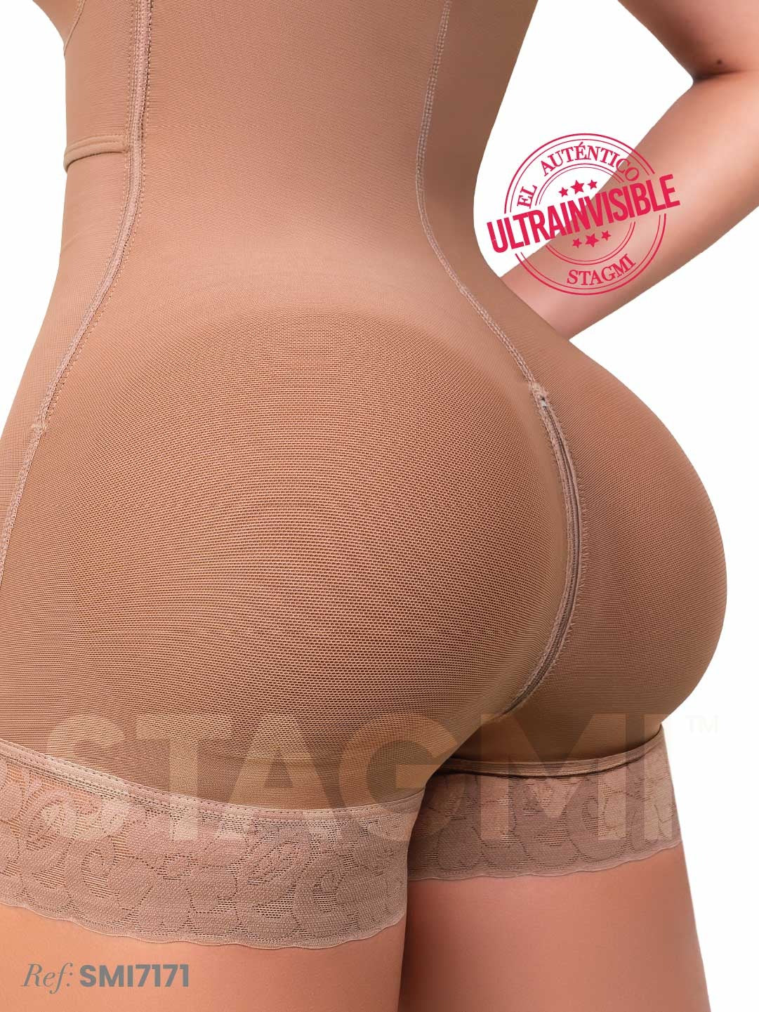 Faja Corta UltraInvisible con Brasier SMI7171 – Triple Realce