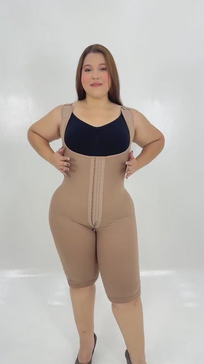 Faja Ultrainvisible SMI7191 Cocoa Hasta la Rodilla