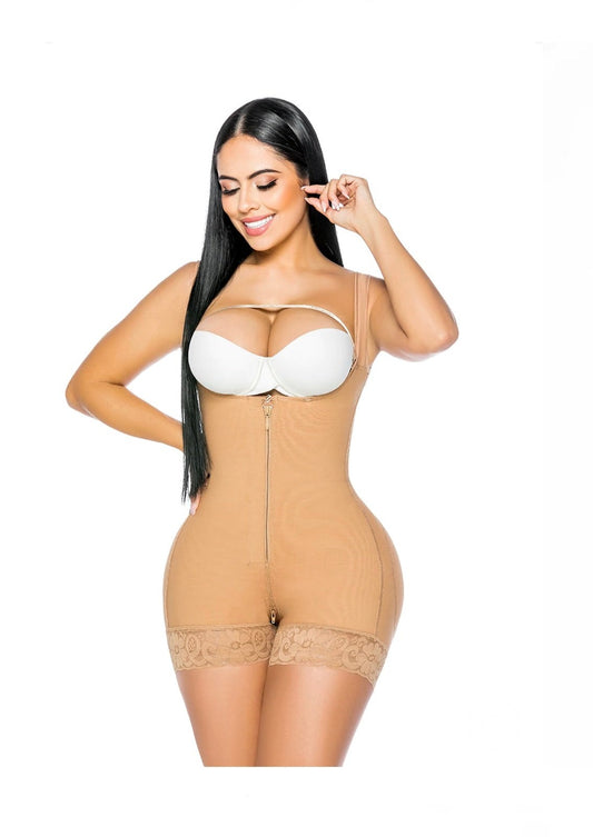 7099 FIRM COMPRESSION - NATURAL BUTT LIFTING - MINI SHORTS